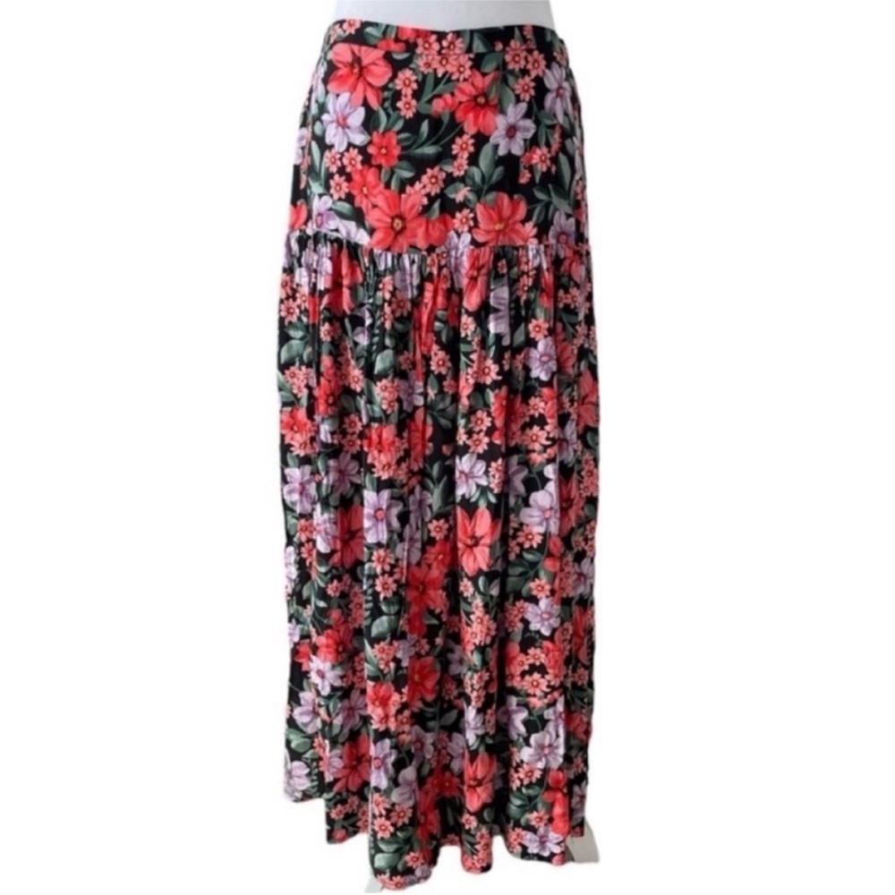 Abel the Label Floral Maxi Skirt